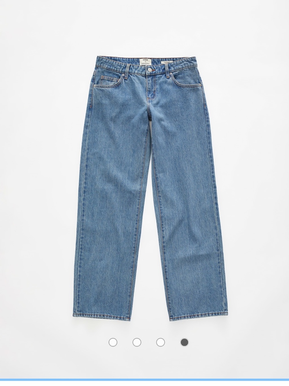 Cotton On Wide-Leg High-Rise Blue Jeans - Picture 3 of 6